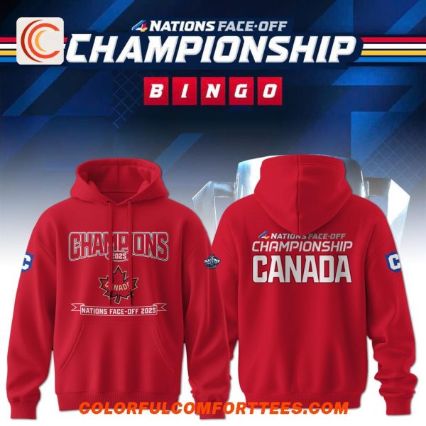 4 Nations Face-Off 2025 Champion Limited Edition For Fans Hoodie