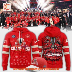 Canada Hockey 4 Nations Face-Off 2025 Champions Limited Hoodie