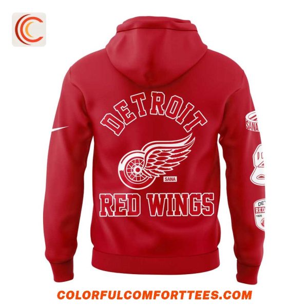 Detroit Red Wings x SANA New Edition 2025 Red Hoodie