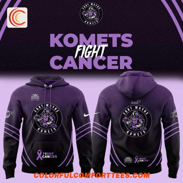 Fort Wayne Komets Fight Cancer Night Hoodie