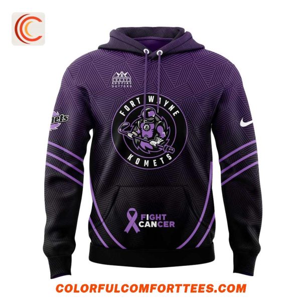 Fort Wayne Komets Fight Cancer Night Hoodie