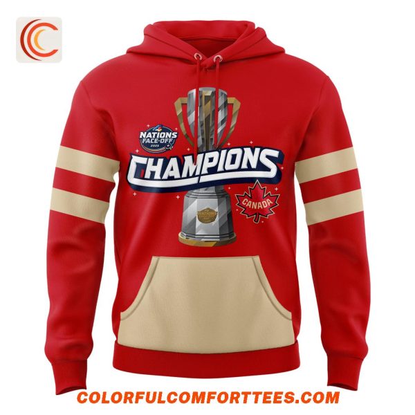 Hockey Canada Champions De La Confrontation De 4 Nations Hoodie