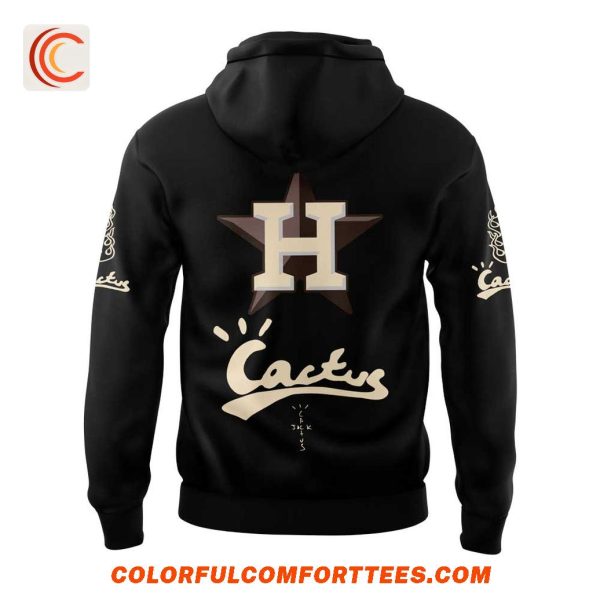 Houston Astros Cactus Jack Foundation Black 2025 Limited Edition Hoodie