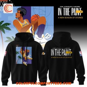 In the Paint Los Angeles Lakers Hoodie