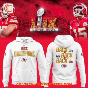 Kansas City Chiefs Champions Super Bowl Lix Back To Back Hoodie