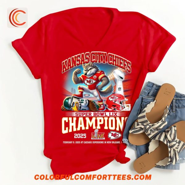 Kansas City Chiefs x Coach Super Bowl LIX Champions 2025 Limited Edition T-Shirt