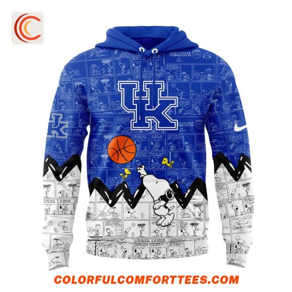 Kentucky Men Basketball 75th Anniversary of Peanuts Hoodie