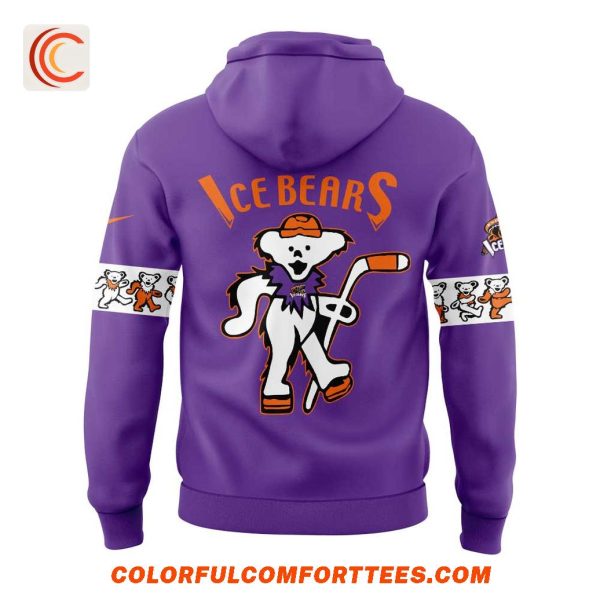 Knoxville Ice Bears Grateful Dead Night 2025 Hoodie