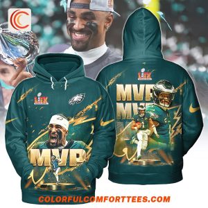 MVP Jalen Hurts Super Bowl Champions Philadelphia Eagles Hoodie