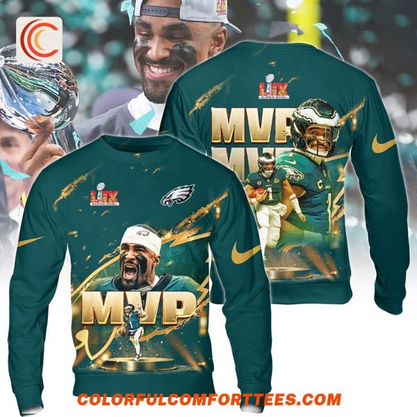 MVP Jalen Hurts Super Bowl Champions Philadelphia Eagles Hoodie