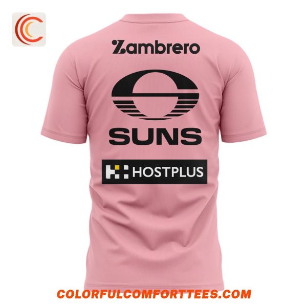 New Gold Coast Suns Pink New Edition 2025 For Fans T-Shirt