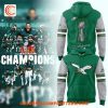 Philadelphia Eagles 2025 Super Bowl LIX Champions Green Hoodie