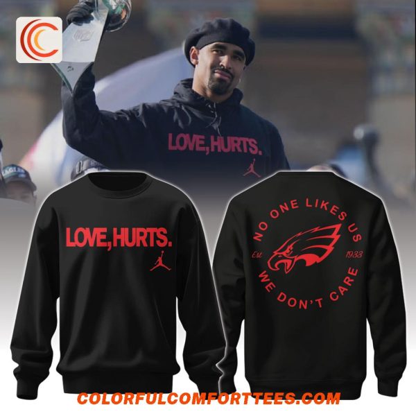 Philadelphia Eagles NFL x Love Hurts 2025 Limited Sweatshirt