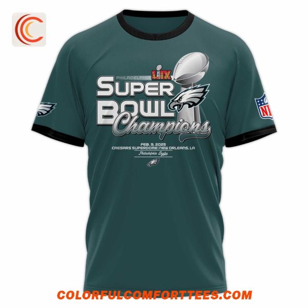 Philadelphia Eagles Super Bowl LIX Champions 2025 T-Shirt