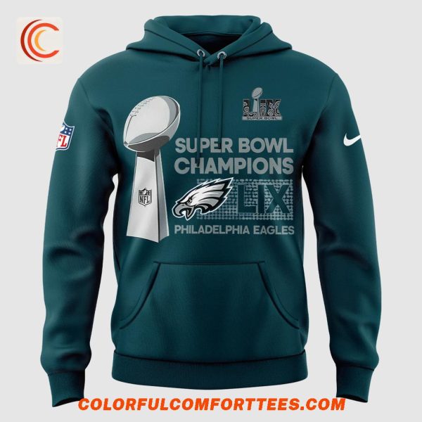 Philadelphia Eagles x Super Bowl LIX 2025 Champions Color Teams Limited Hoodie