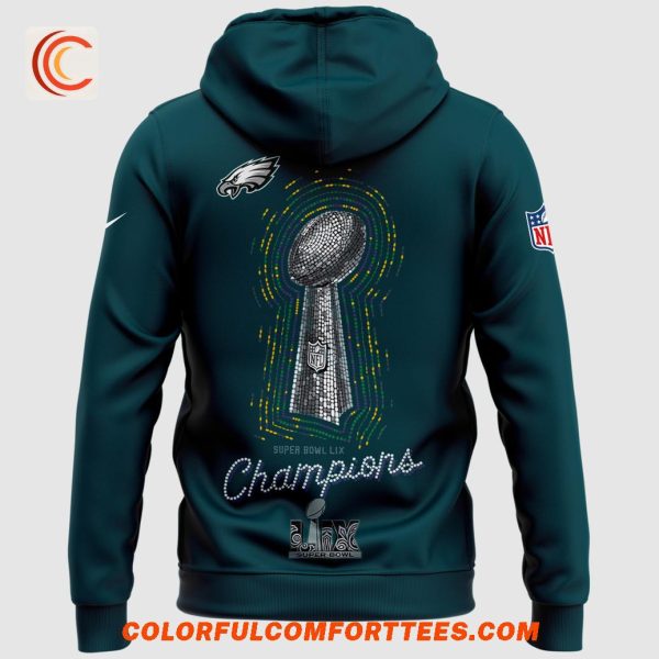 Philadelphia Eagles x Super Bowl LIX 2025 Champions Color Teams Limited Hoodie