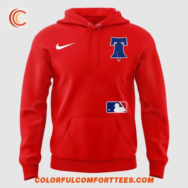 Phillies Philadelphia x Coach Rob Thomson 2025 Red Hoodie