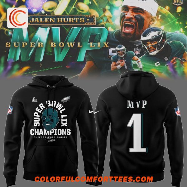 Super Bowl LIX Jalen Hurts MVP 1 Hoodie