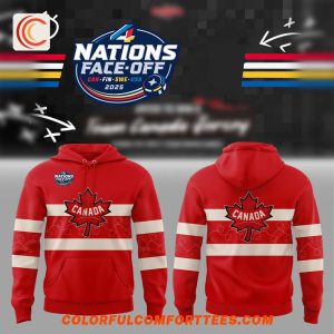 Team Canada 4 Nations Face Off Can Fin Swe USA 2025 Special Edition Hoodie