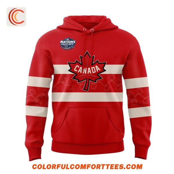 Team Canada 4 Nations Face Off Can Fin Swe USA 2025 Special Edition Hoodie