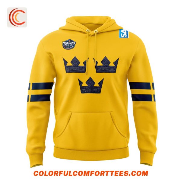 Team Sweden 4 Nations Face Off 2025 Limited Hoodie