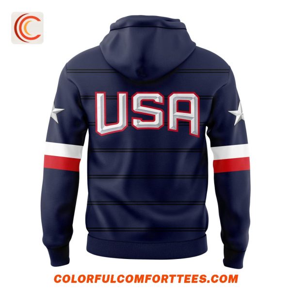 Team USA 4 Nations Face Off 2025 For Fans Hoodie