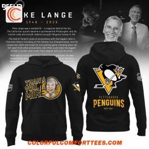 Thank You Mike Pittsburgh Penguins 2025 In Memory Hoodie