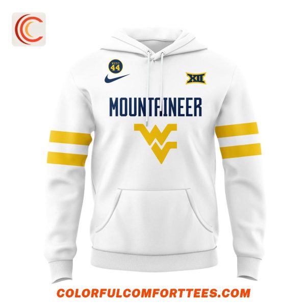 WVU Jerry West Throwback Uniforms New Edition Hoodie