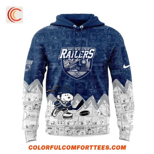 Worcester Railers 75th Anniversary 2025 For Fans Hoodie